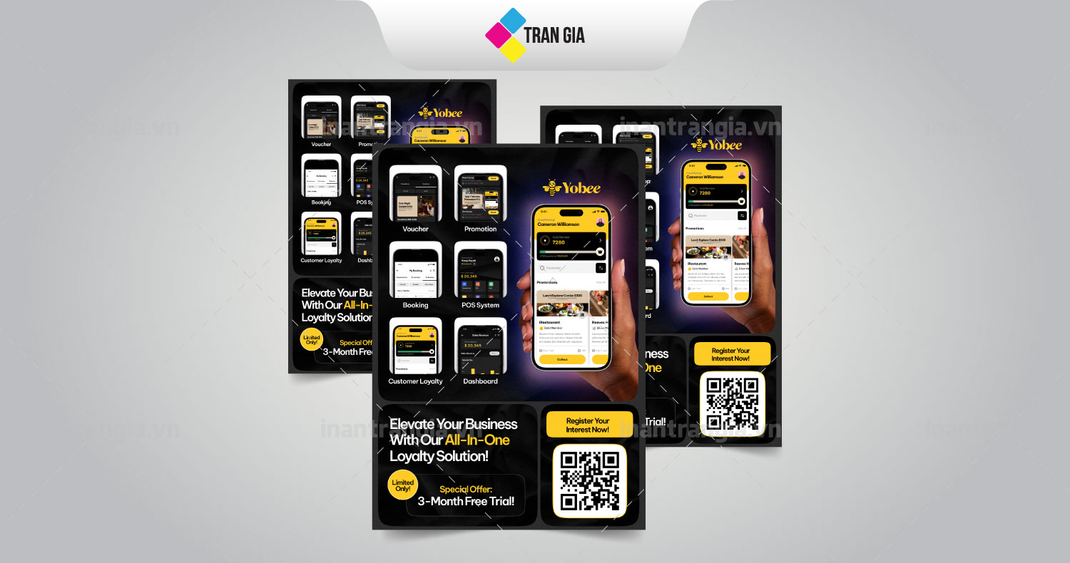 In Poster Giá Rẻ Lấy Liền Q11 | In PP, Hiflex | Trần Gia