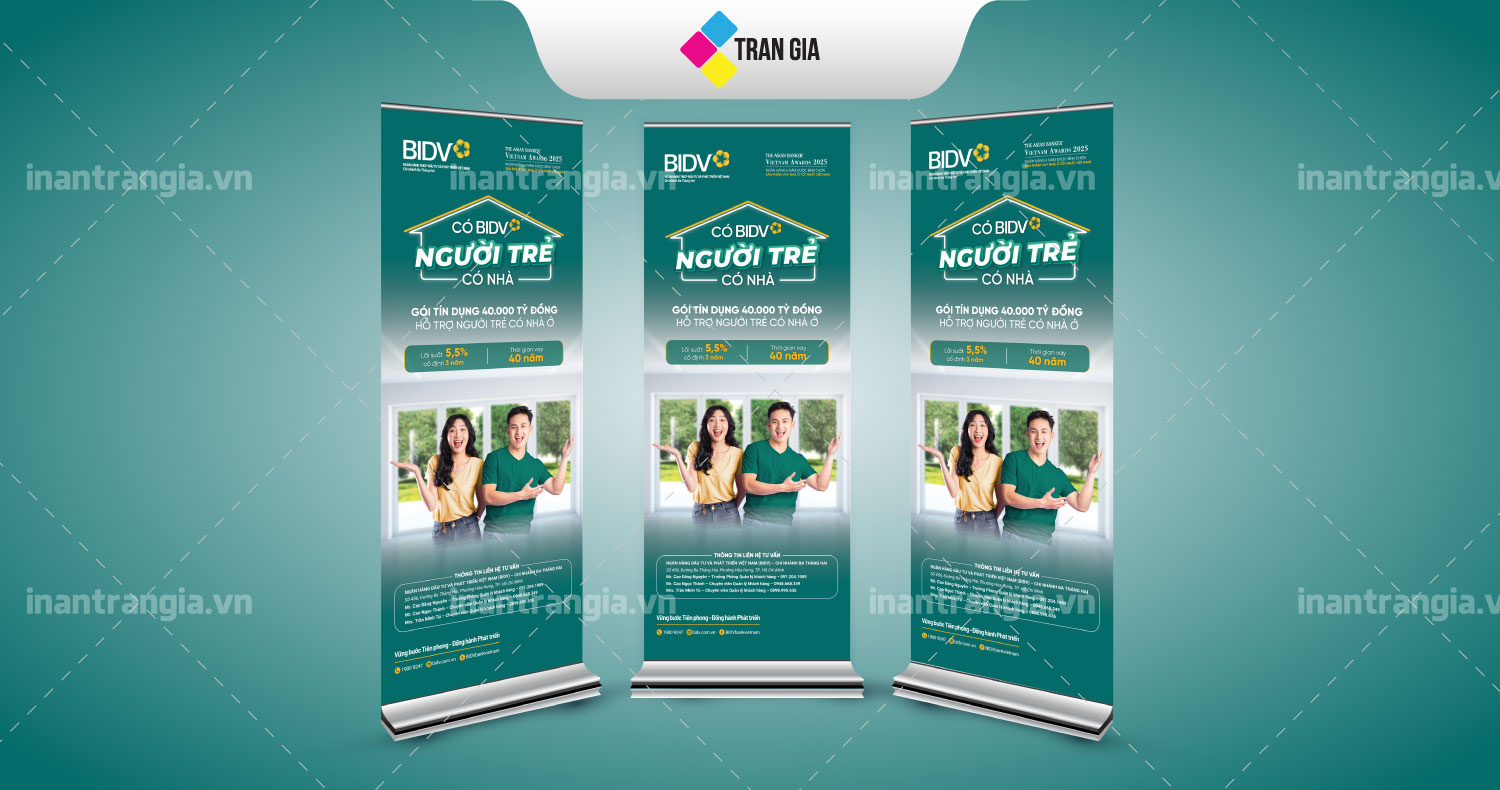 In Standee Lấy Gấp Q10, Q11, Tân Phú
