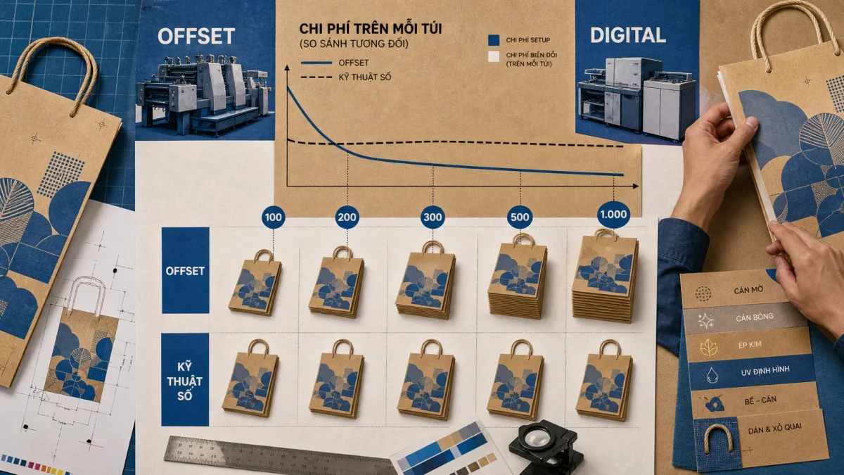 Ảnh minh họa cho Các yếu tố làm lệch điểm hòa vốn offset và kỹ thuật số