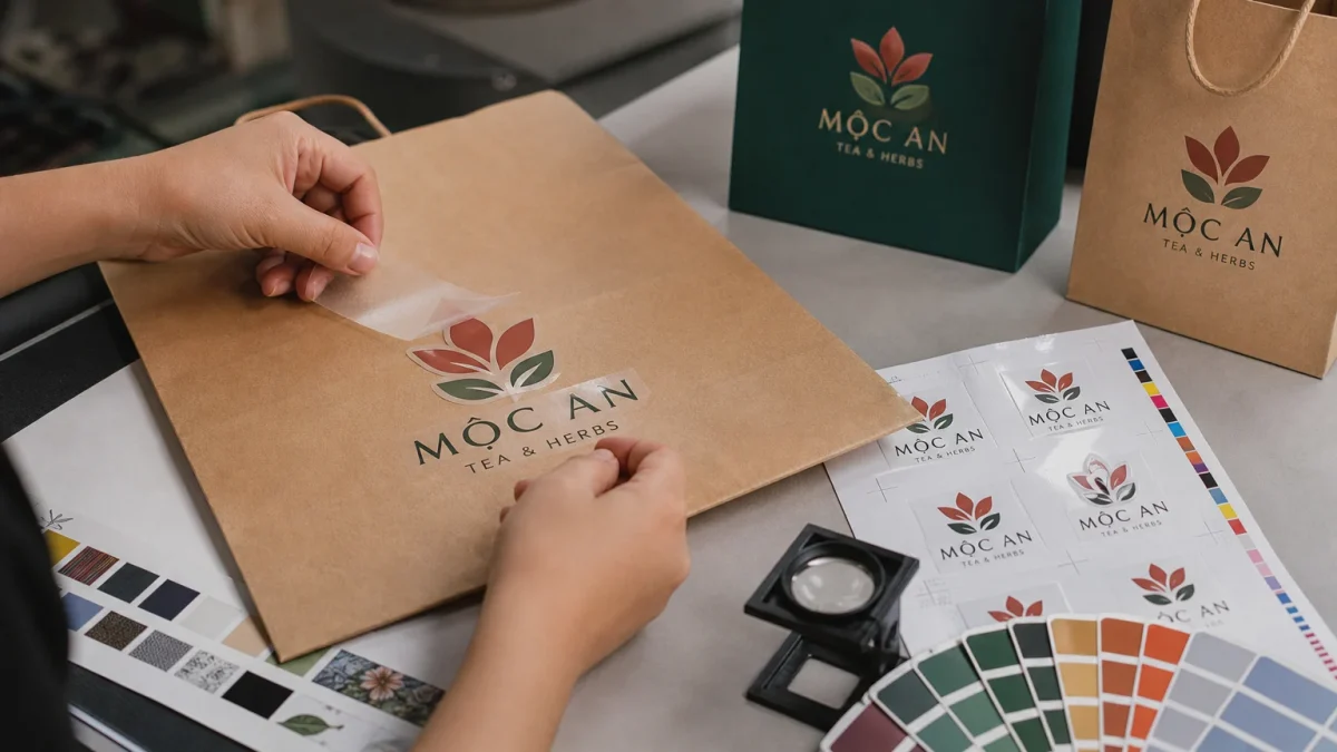 Ảnh minh họa cho Khi nào nên dùng decal UV DTF dán túi giấy?
