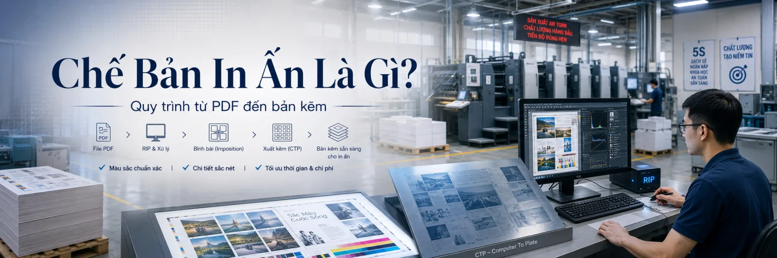 Chế Bản In Ấn Là Gì? Quy Trình Từ PDF Đến Bản Kẽm