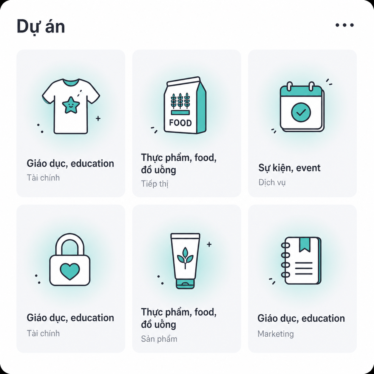 Bảng Dự án