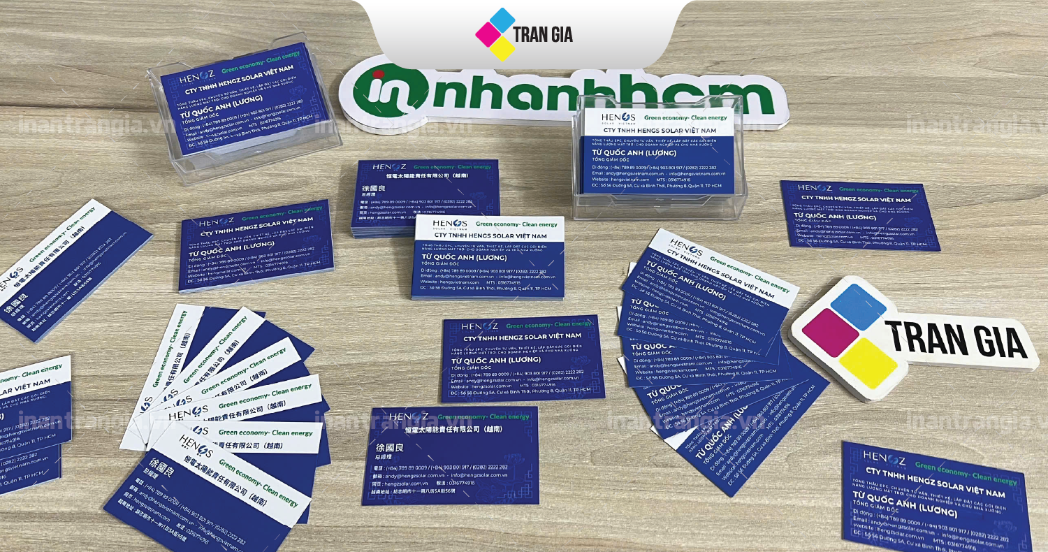 Danh thiếp dùng cho doanh nghiệp