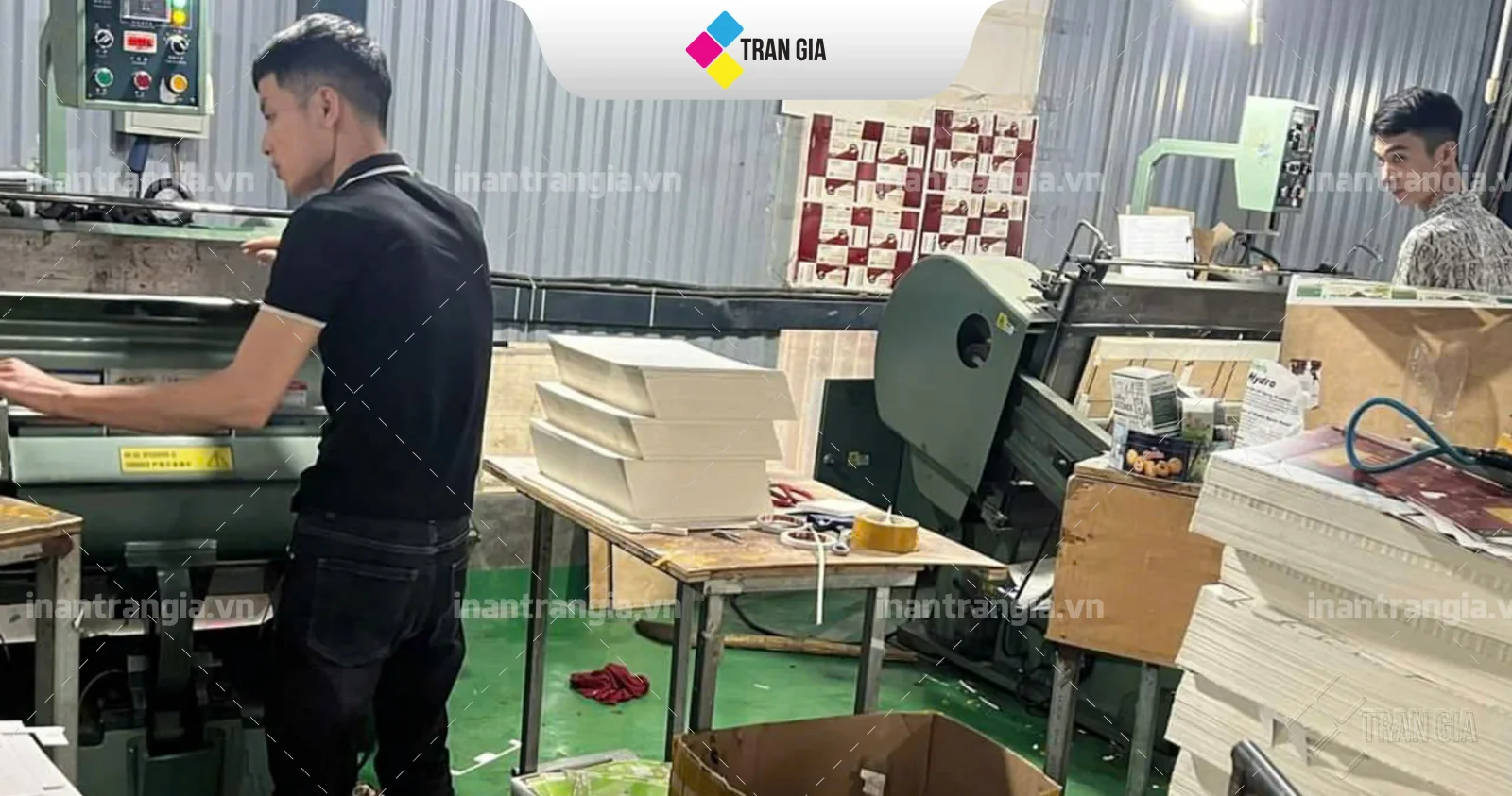 các loại gia công sau in