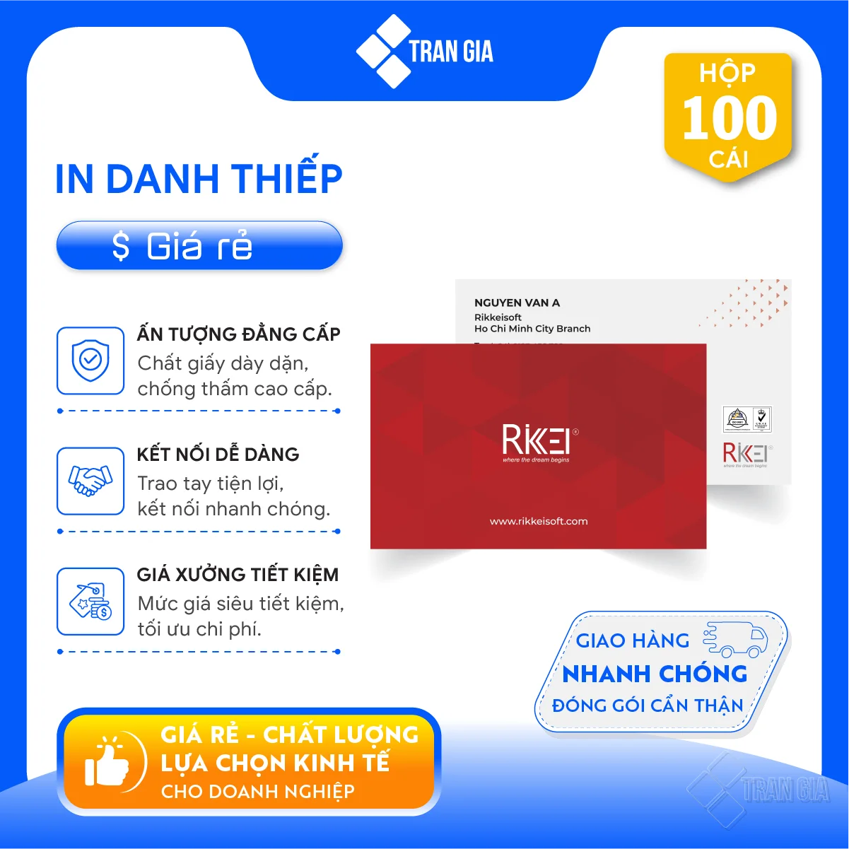 In Danh thiếp