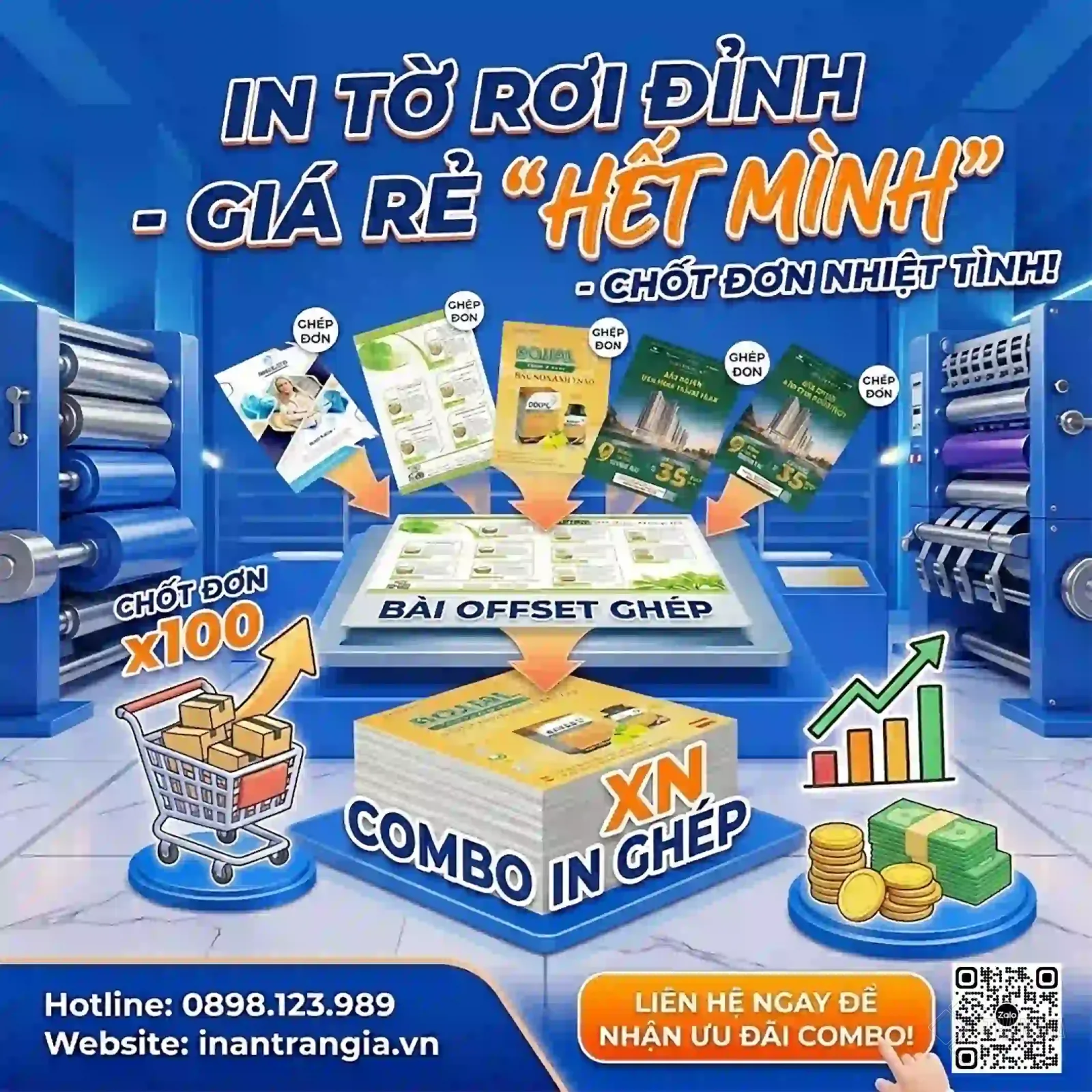 In tờ rơi cầm tay A5 giá xưởng
