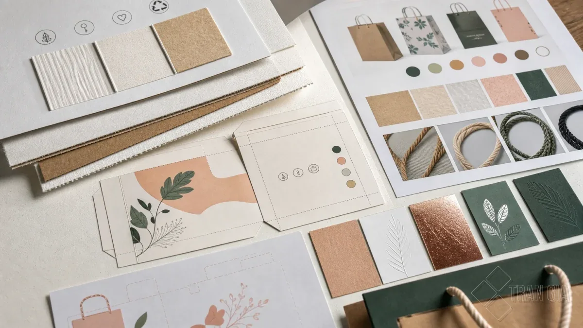 Cận cảnh chất liệu giấy minh họa Những Sai Lầm Nên Tránh Khi Chọn Túi Giấy