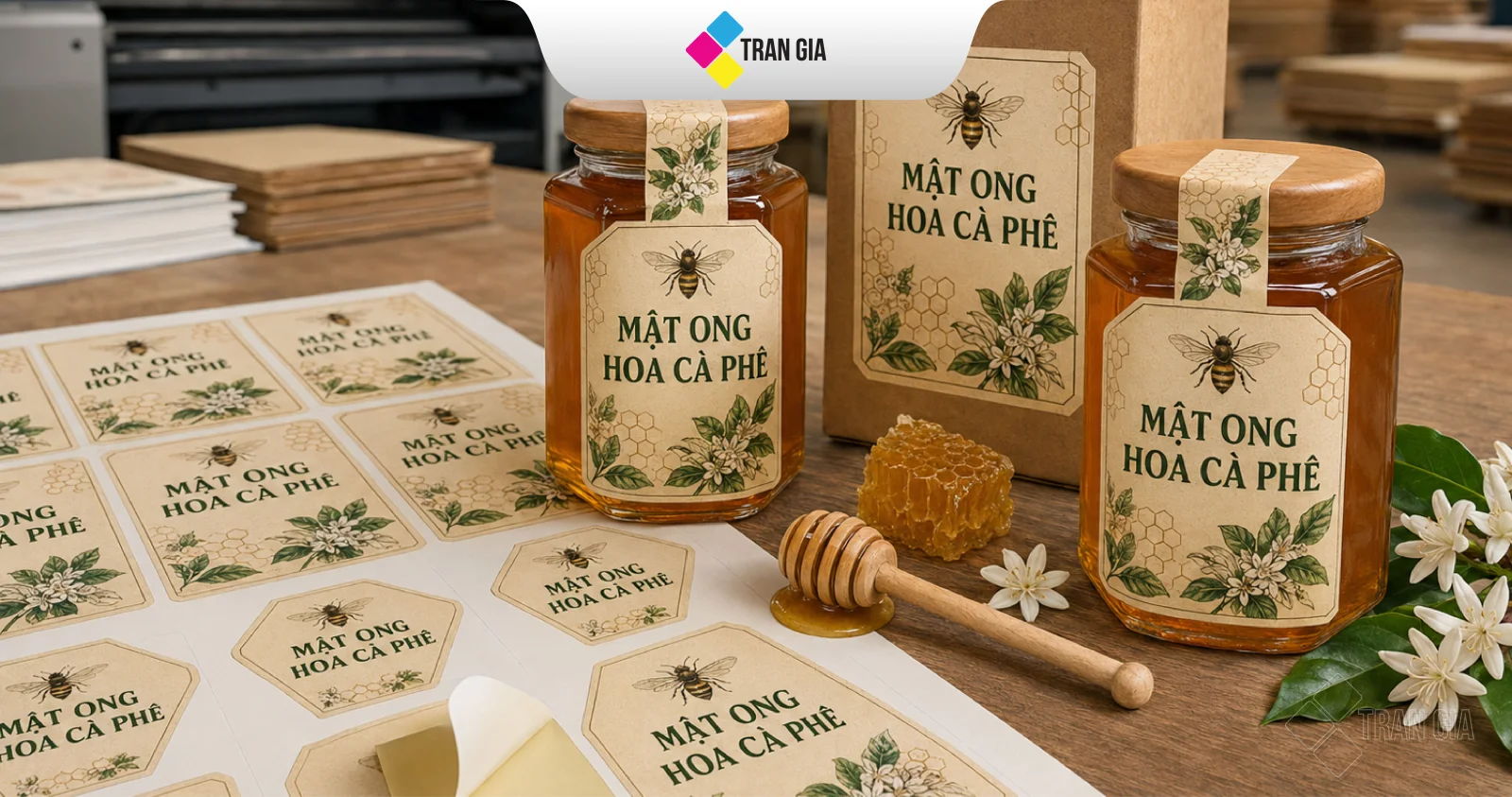 tem nhan mat ong hoa ca phe