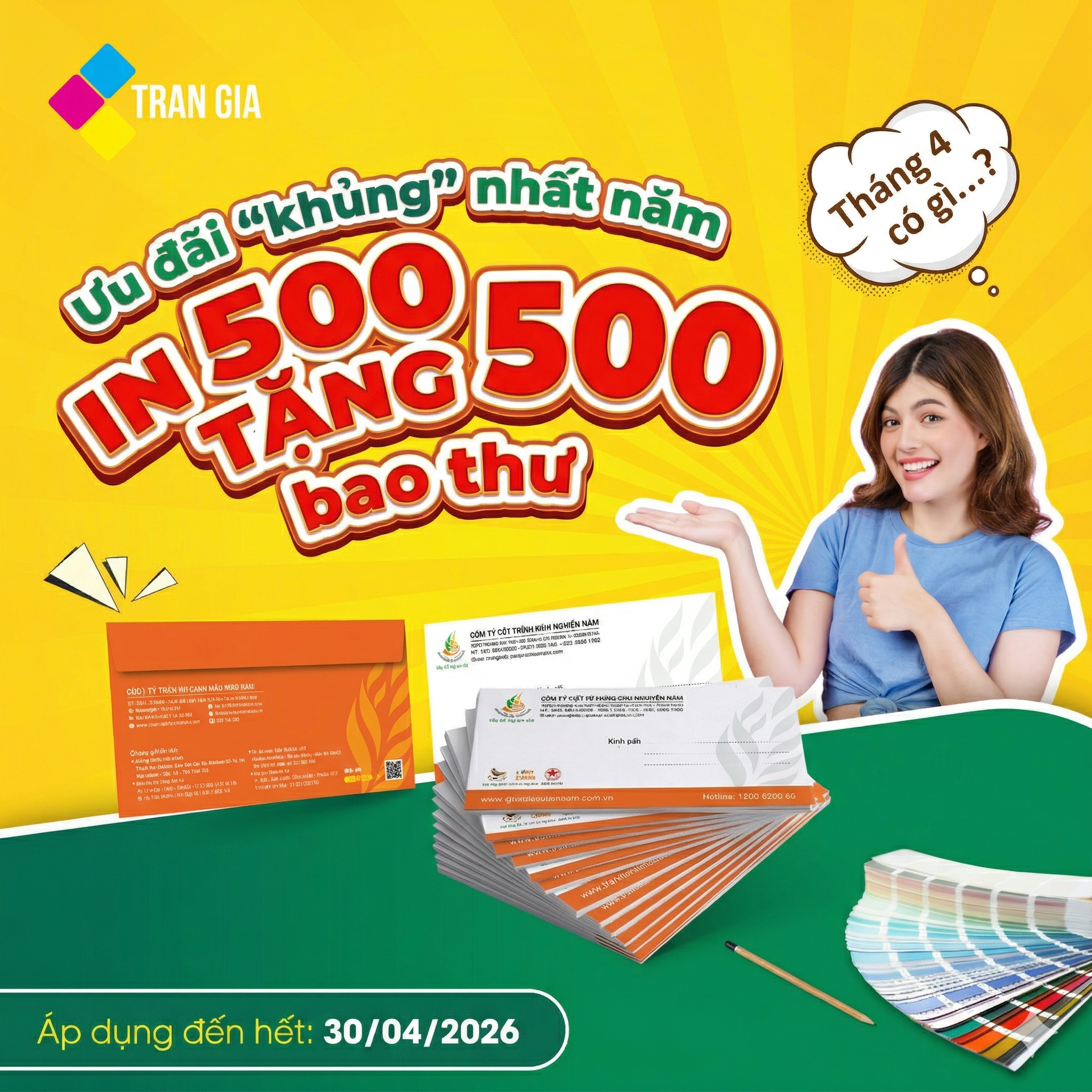 In Bao Thư Mua 1 Được 2