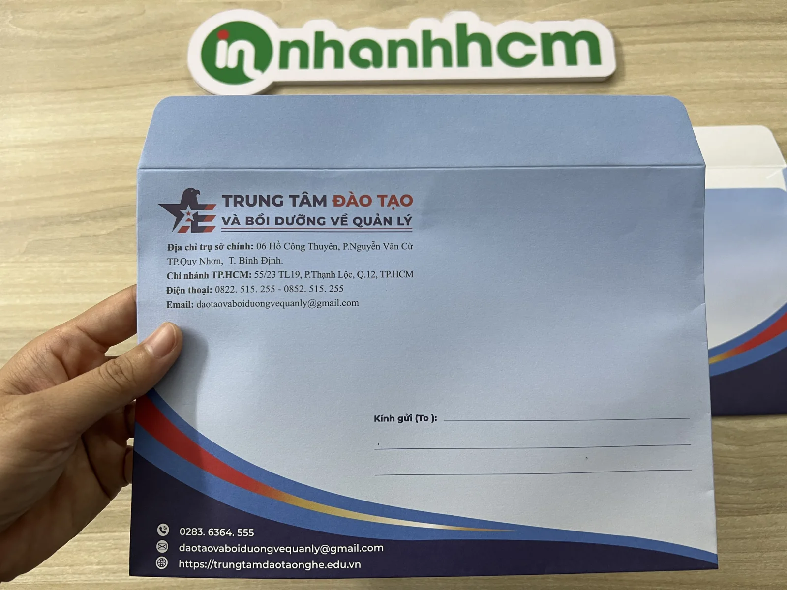 Video thực tế: In Bao Thư Trung