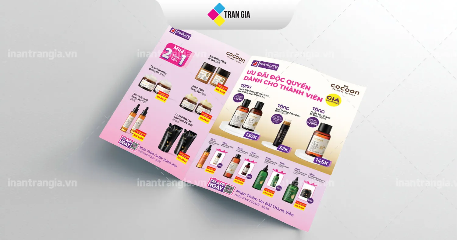 In Brochure Giá Rẻ, Chất Lượng Cao | In Ấn Trần Gia
