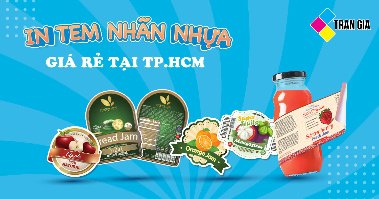 In tem nhãn nhựa giá rẻ tại TP.HCM