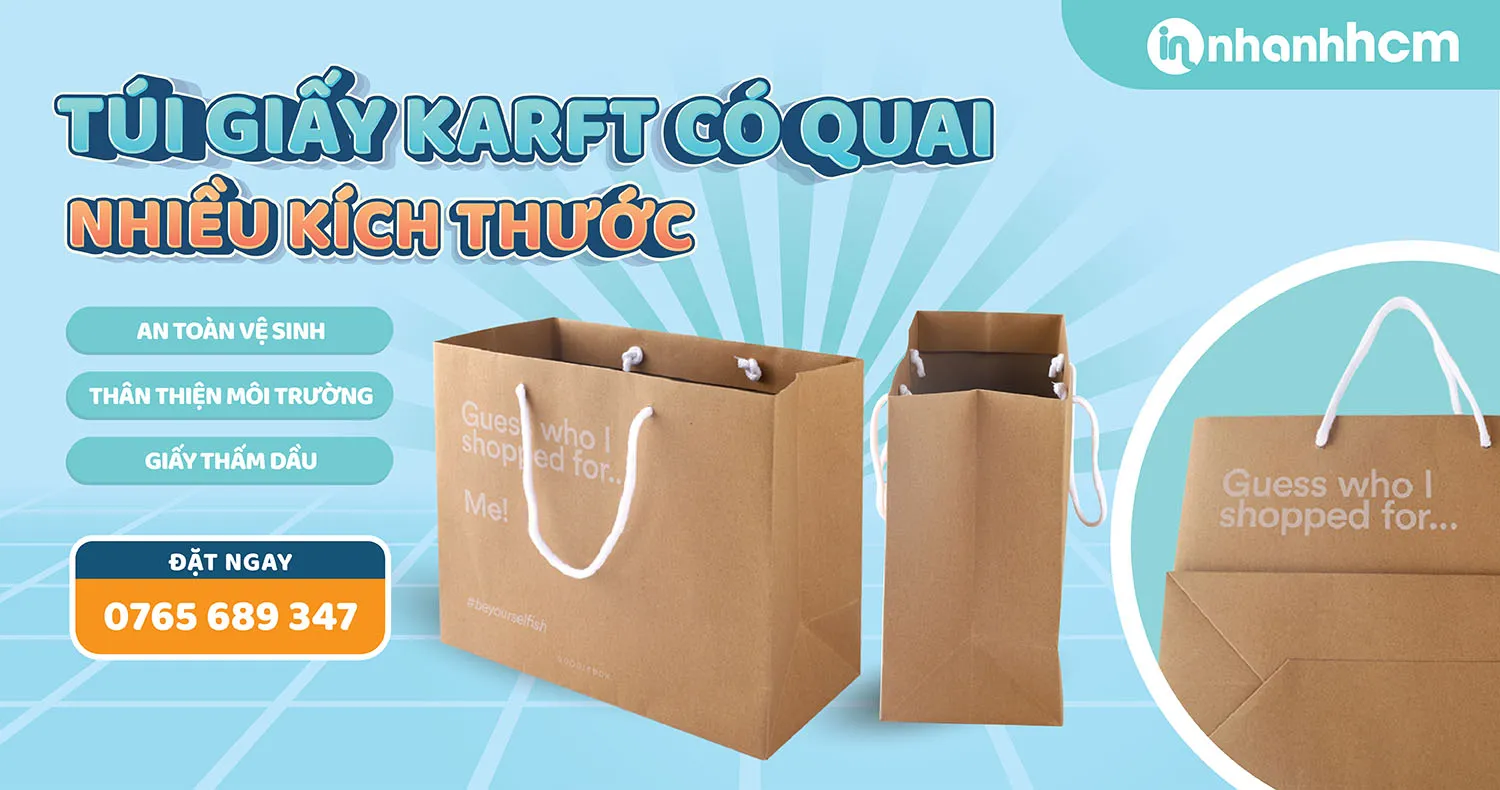 Túi Giấy Kraft | In Ấn Trần Gia
