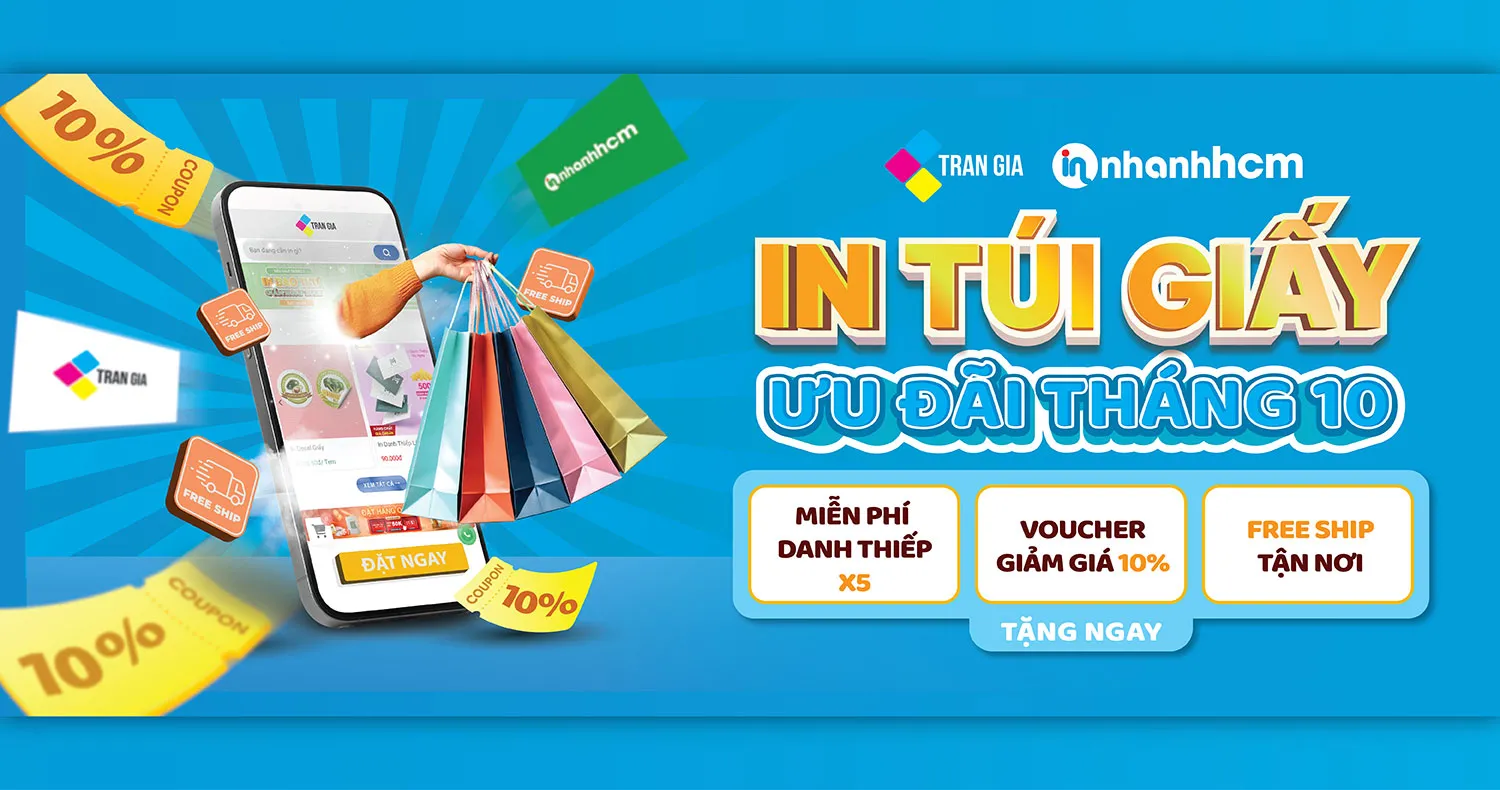 Khuyến Mãi In Túi Giấy Tháng 10