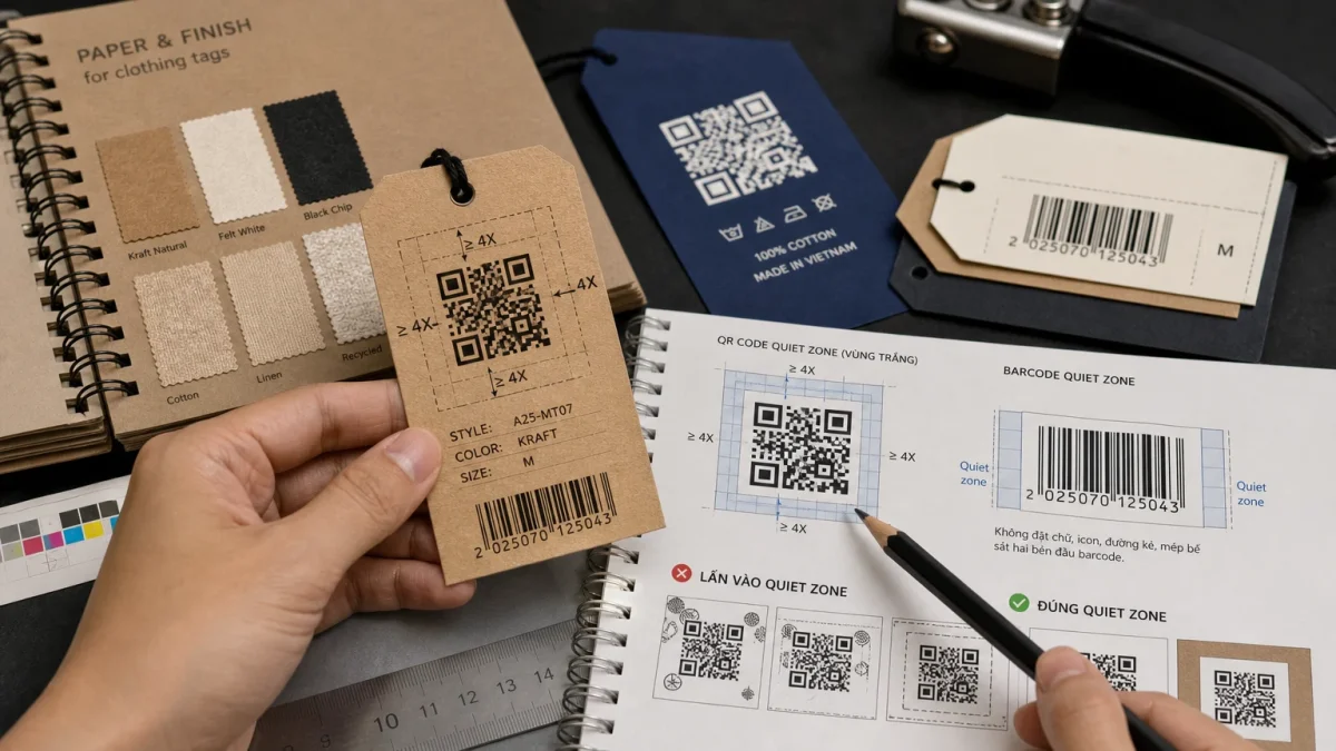 Ảnh minh họa cho Quiet zone QR code: vùng trắng quyết định khả năng nhận diện mã