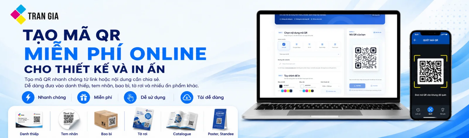 Tạo Mã QR Miễn Phí Online Cho Thiết Kế Và In Ấn